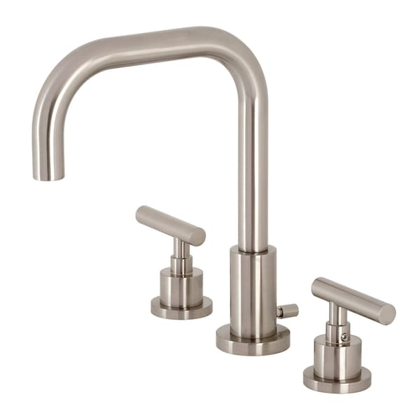 FSC8938CML Manhattan Widespread Bathroom Faucet W/ Brass Pop-Up, Nickel
